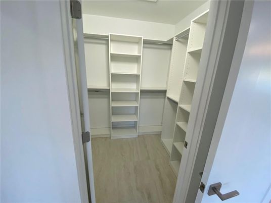 Interior, Walk-in Closets, Wood Texture Flooring