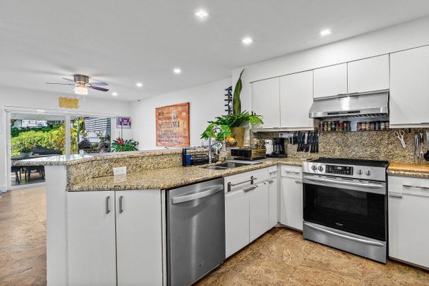 Interior, Kitchen, Recessed Lighting, Stainless Steel Appliances