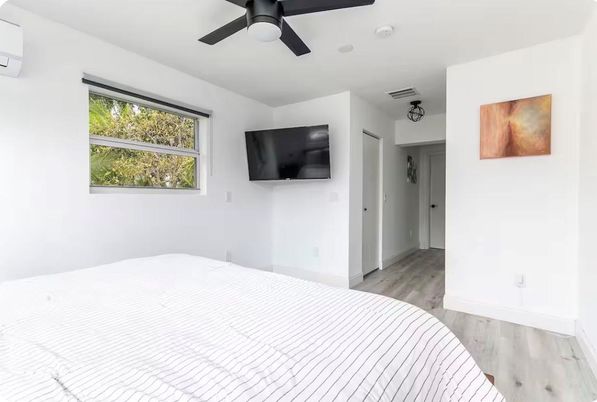 Bedroom, Interior, Wood Texture Flooring