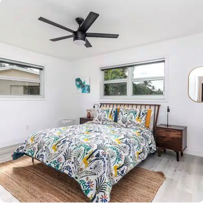 Bedroom, Interior, Wood Texture Flooring