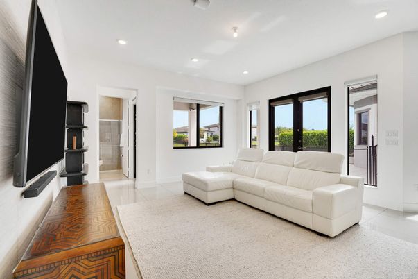 Interior, Living room, Recessed Lighting