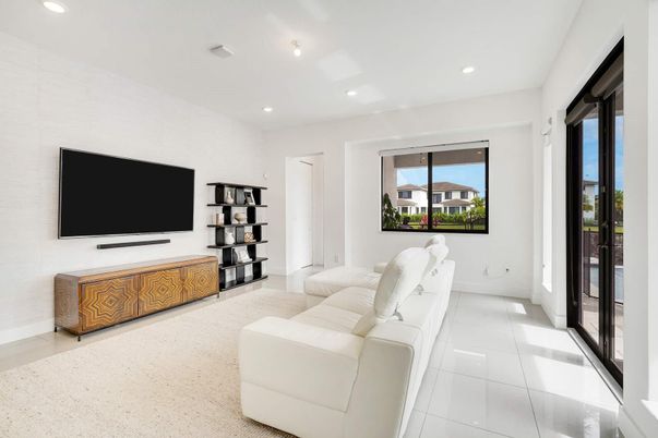 Interior, Living room, Recessed Lighting