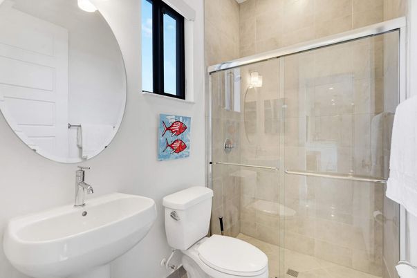 Bathroom, Glass Shower, Interior