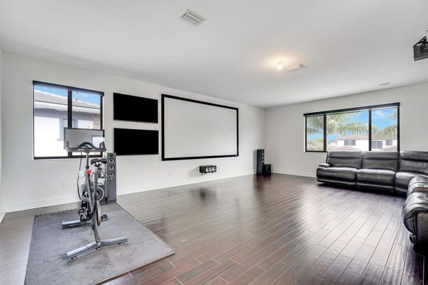 Fitness Equipment, Interior, Wood Texture Flooring