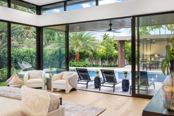 Interior, Sun Room, Wood Texture Flooring