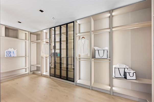 Interior, Walk-in Closets, Wood Texture Flooring