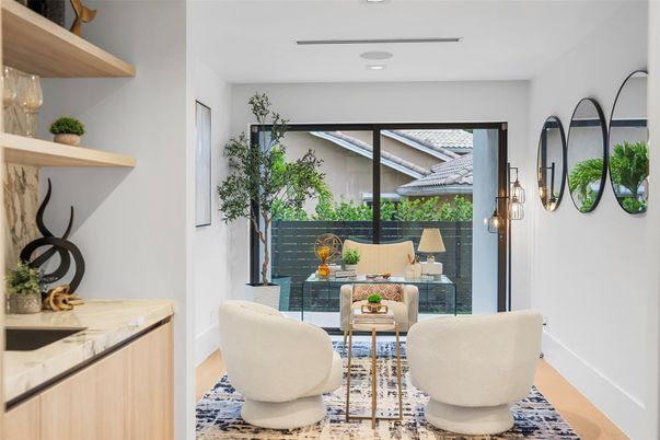 Interior, Living room, Recessed Lighting