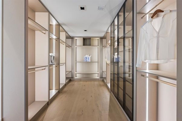 Interior, Walk-in Closets, Wood Texture Flooring