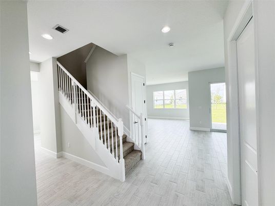Interior, Recessed Lighting, Wood Texture Flooring