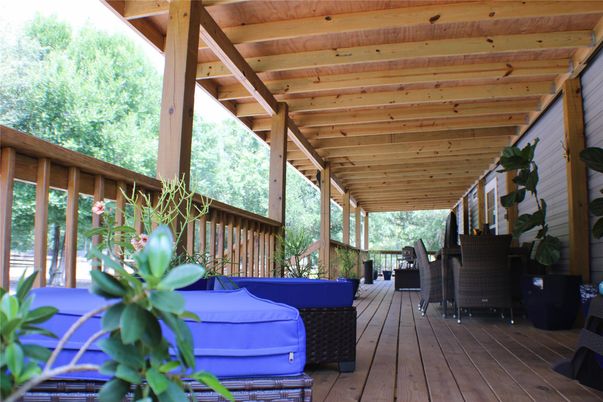 Exterior, Wood Texture Flooring