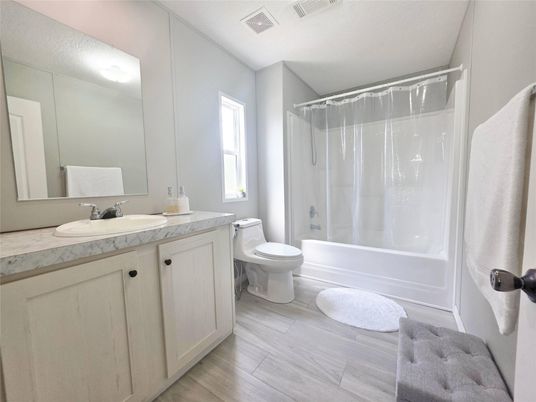 Bathroom, Interior, Wood Texture Flooring