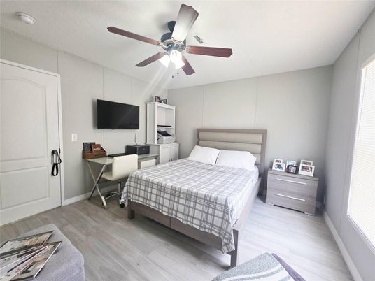 Bedroom, Interior, Wood Texture Flooring
