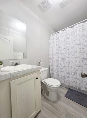 Bathroom, Interior, Wood Texture Flooring