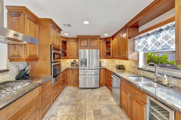 Interior, Kitchen, Recessed Lighting, Stainless Steel Appliances