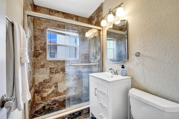 Bathroom, Glass Shower, Interior
