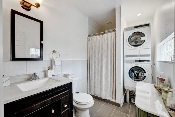 Bathroom, Interior, Recessed Lighting, Utility Closets, Washer