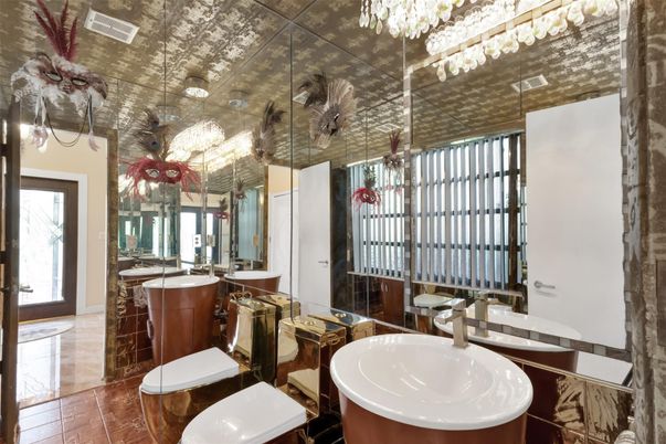 Bathroom, Chandelier, Dual Sink Vanities, Interior