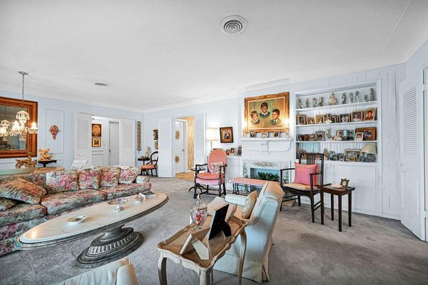 Dining room, Fireplace, Interior, Living room, Pendant Lights