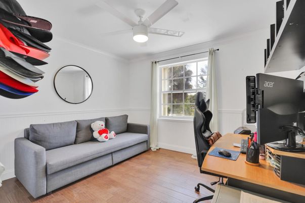 Home Office, Interior, Wood Texture Flooring