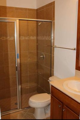 Bathroom, Glass Shower, Interior