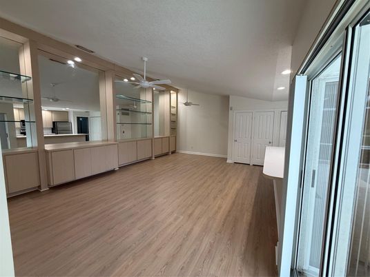 Interior, Recessed Lighting, Wood Texture Flooring