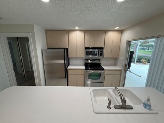 Interior, Kitchen, Recessed Lighting, Stainless Steel Appliances