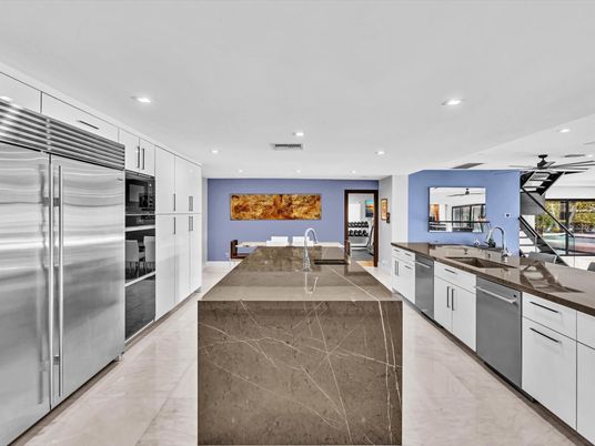 Interior, Kitchen, Recessed Lighting, Stainless Steel Appliances
