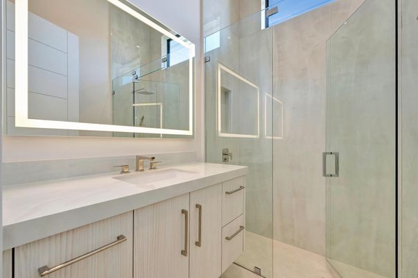 Bathroom, Glass Shower, Interior