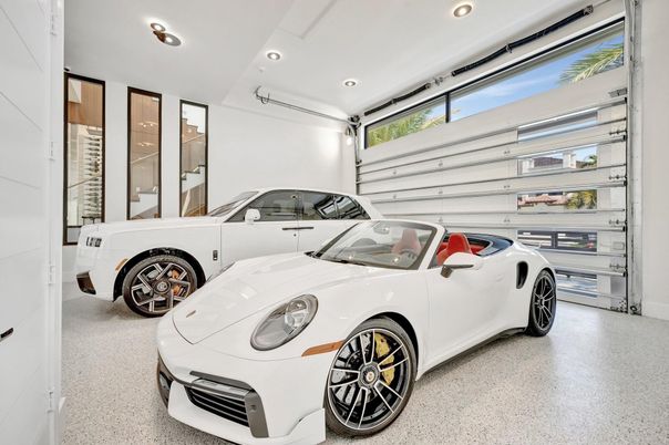 Garage, Interior, Recessed Lighting