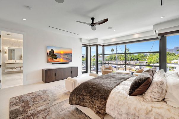 Bedroom, Interior, Recessed Lighting
