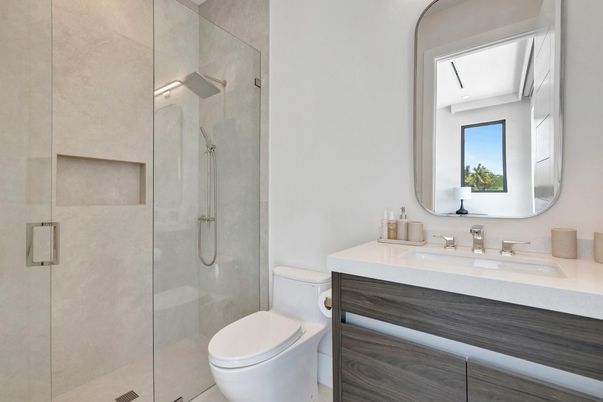 Bathroom, Glass Shower, Interior