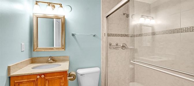 Bathroom, Glass Shower, Interior