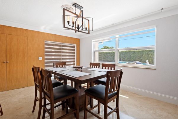 Dining room, Interior, Pendant Lights, Wooden Walls