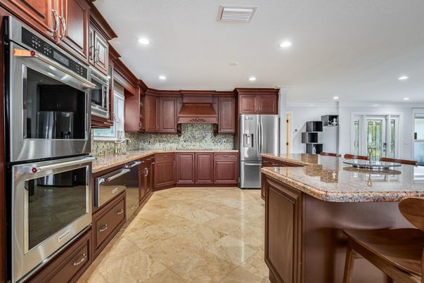 Interior, Kitchen, Recessed Lighting, Stainless Steel Appliances