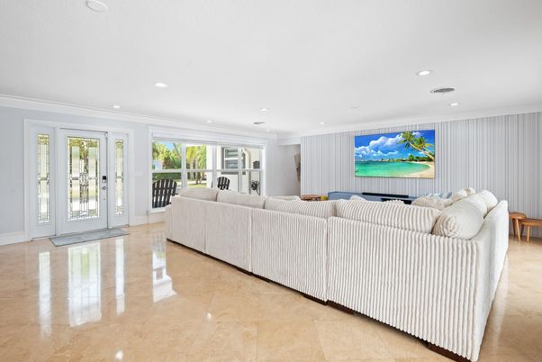 Interior, Living room, Recessed Lighting