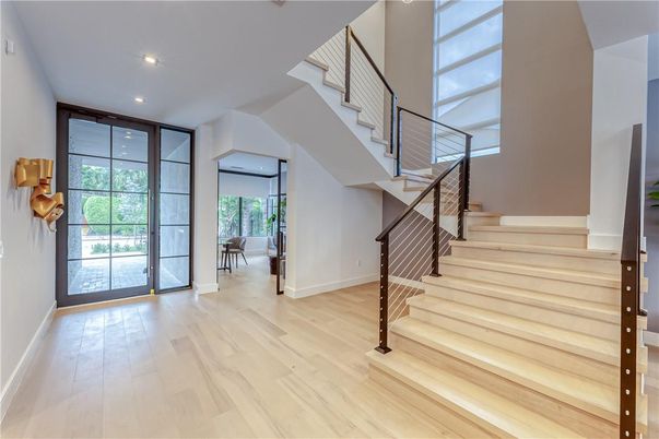 Interior, Recessed Lighting, Wood Texture Flooring