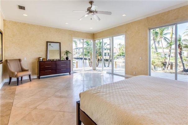 Bedroom, Interior, Recessed Lighting