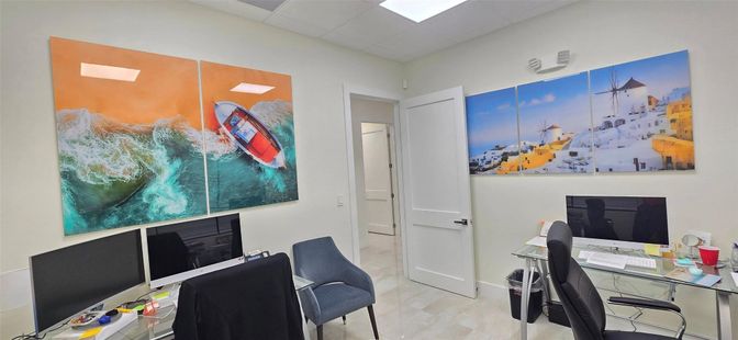 Home Office, Interior, Wood Texture Flooring