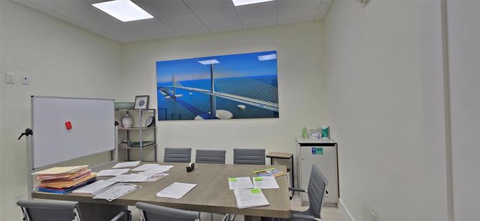 Home Office, Interior, Recessed Lighting