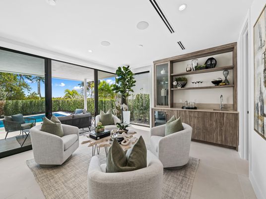 Interior, Living room, Recessed Lighting
