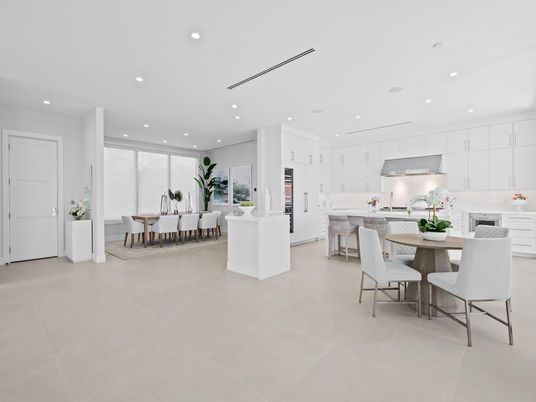 Dining room, Interior, Kitchen, Recessed Lighting, Stainless Steel Appliances