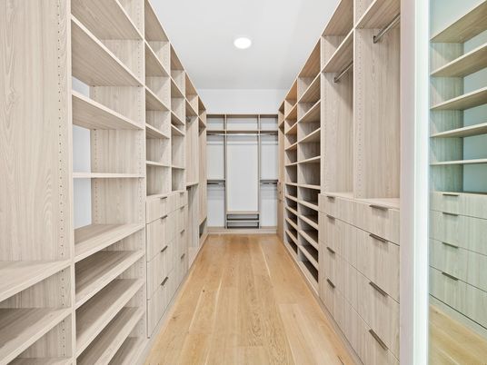 Interior, Recessed Lighting, Walk-in Closets, Wood Texture Flooring
