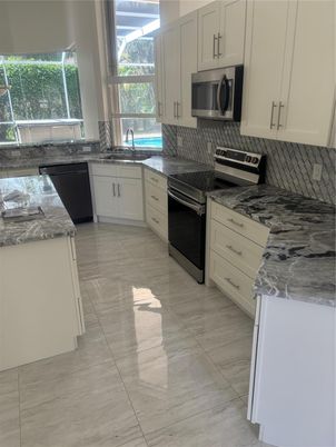 Interior, Kitchen, Marble