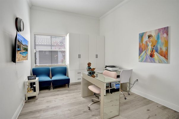 Home Office, Interior, Wood Texture Flooring