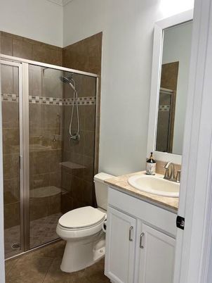 Bathroom, Glass Shower, Interior