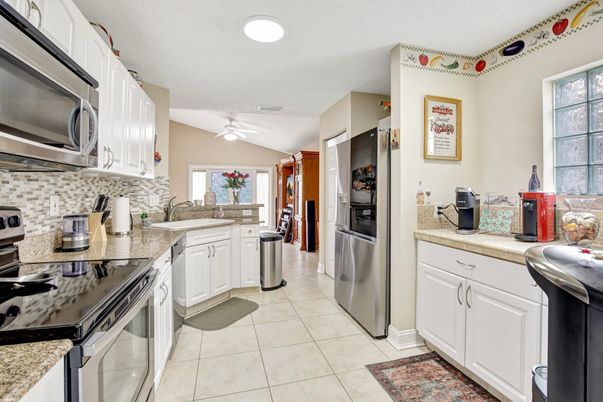 Interior, Kitchen, Recessed Lighting, Stainless Steel Appliances
