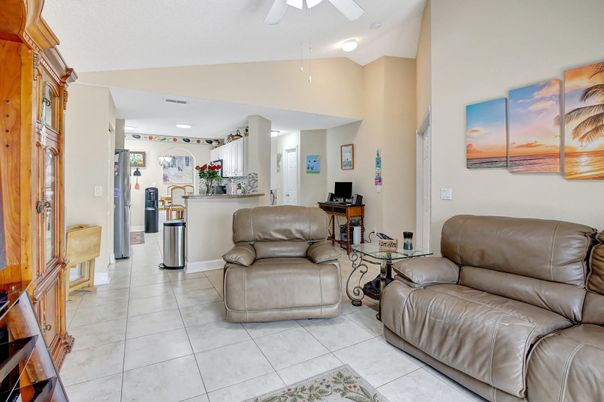 Interior, Kitchen, Living room, Recessed Lighting