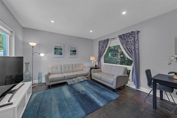 Interior, Living room, Recessed Lighting