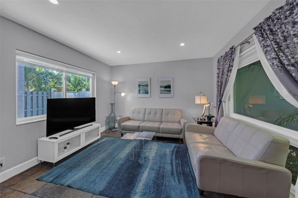 Interior, Living room, Recessed Lighting