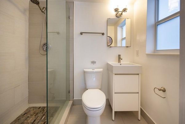 Bathroom, Glass Shower, Interior